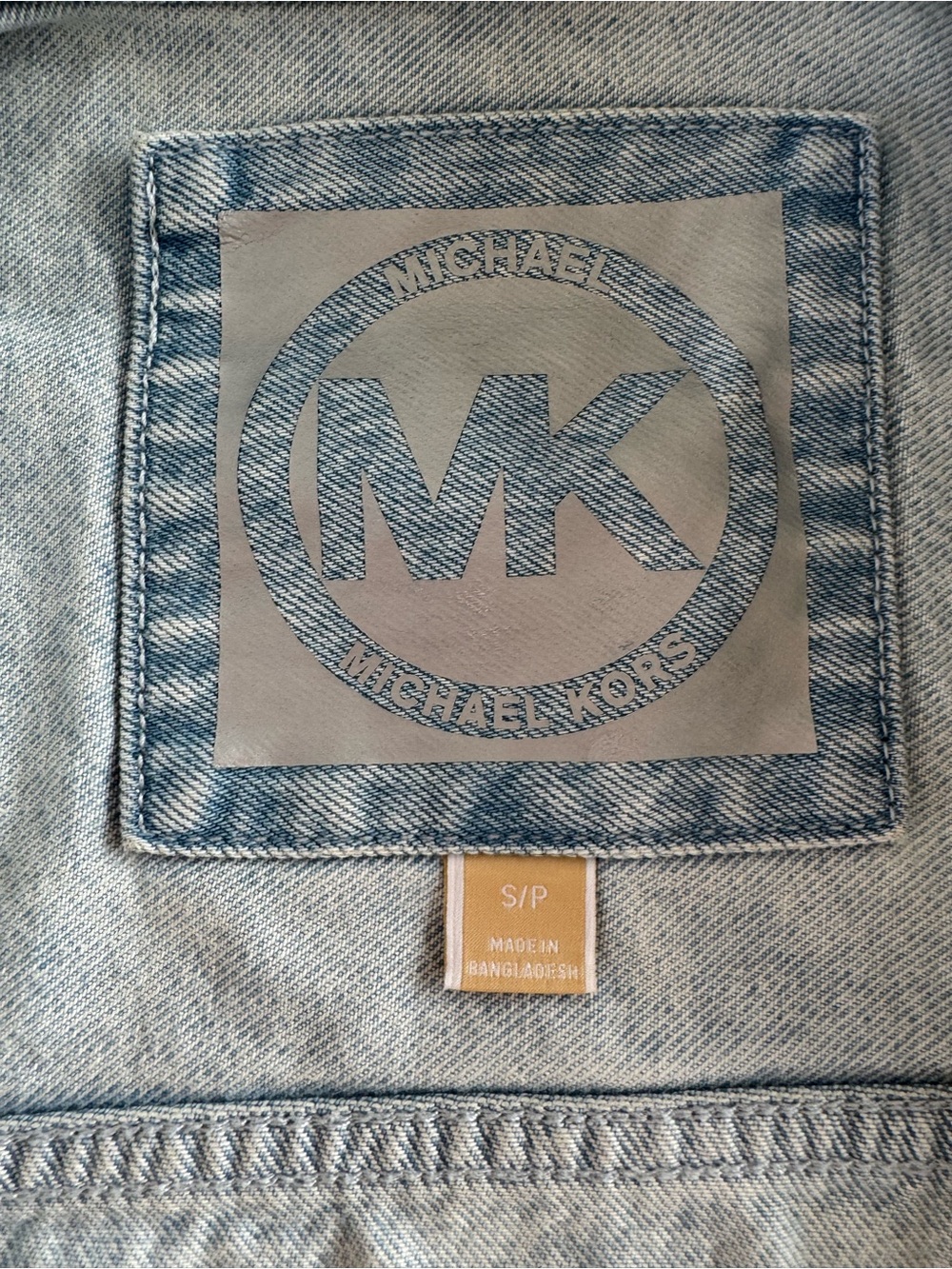 Michael Kors Light Blue Denim Jacket - Picture 9 of 9